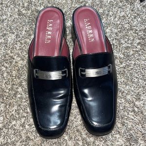 Lauren Ralph heeled mules